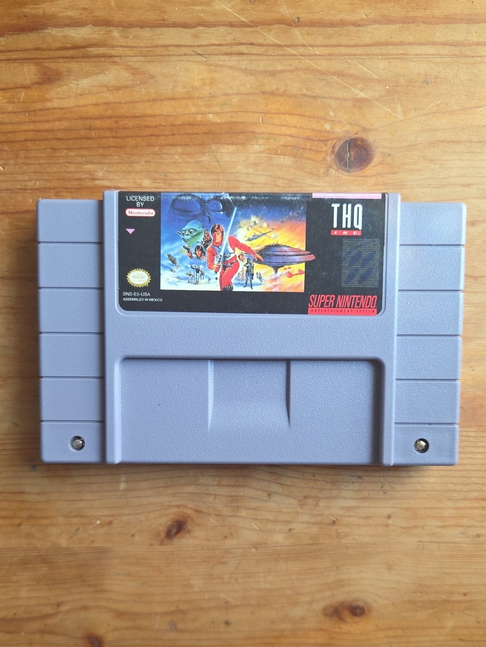 Nintendo SNES Super Empire Strikes Back Star Wars Video Game Authentic Tested